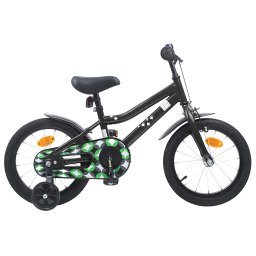Bicicleta pentru Copii 12 Inci pentru 2-4 ani Negru GartenMobel Dekor