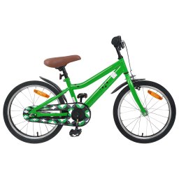Bicicleta pentru Copii 18 Inci pentru 5-7 ani Verde GartenMobel Dekor