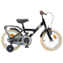 Bicicleta pentru Copii 12 Inci pentru 2-4 ani Negru GartenMobel Dekor