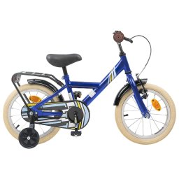 Bicicleta pentru Copii 12 Inci pentru 2-4 ani Albastru închis GartenMobel Dekor