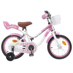 Bicicleta pentru Copii 12 Inci pentru 2-4 ani Roz deschis GartenMobel Dekor
