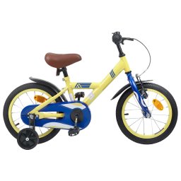 Bicicleta pentru Copii 12 Inci pentru 2-4 ani Galben GartenMobel Dekor
