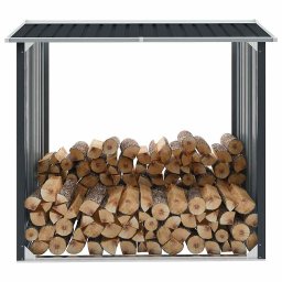 Sopron depozitare lemne antracit 172x91x154 cm otel galvanizat GartenMobel Dekor
