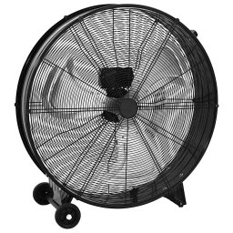 Ventilator industrial cu tambur, negru, 77 cm, 240 W GartenMobel Dekor
