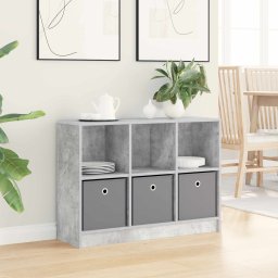 Bufet cu sertar Gri din beton 88,5 x 27,5 x 63,5 cm GartenMobel Dekor