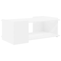 Masa de cafea Alb 90 x 50 x 33 cm Lemn prelucrat GartenMobel Dekor