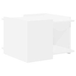 Masa de cafea Alb 50,5 x 50 x 33 cm Lemn prelucrat GartenMobel Dekor