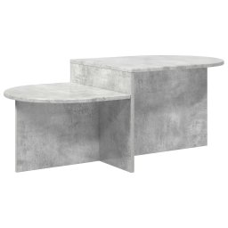 Masa de cafea Gri Beton 100 x 50 x 40 cm Lemn prelucrat GartenMobel Dekor