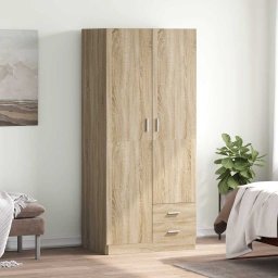Sifonier, stejar sonoma, 80x52x180 cm, lemn prelucrat GartenMobel Dekor