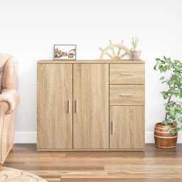 Bufet Stejar Sonoma 91x29,5x75 cm Lemn stratificat GartenMobel Dekor