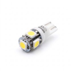 Set 10 becuri LED auto T10 12V 1.25W pentru pozitie Carguard