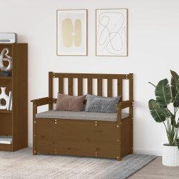 Banca, maro miere, 112,5x51,5x96,5 cm, lemn masiv de pin GartenMobel Dekor