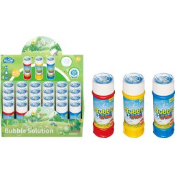 Baloane de sapun pentru copii cu joc în capac, 60 ml, mix culori