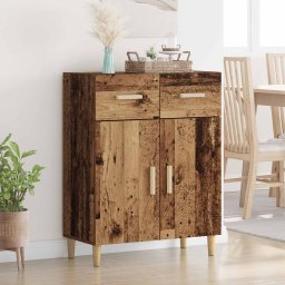Bufet cu sertar Lemn vechi 34 x 69.5 x 89 cm Lemn compozit GartenMobel Dekor
