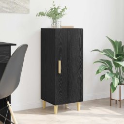 Bufet Pe perete Stejar Negru 34,5 x 34 x 90 cm Lemn compozit GartenMobel Dekor