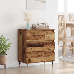 Bufet cu sertar Lemn Vechi 60 x 35 x 70 cm Lemn compozit GartenMobel Dekor