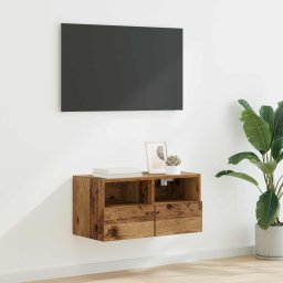 Dulap TV de perete Lemn Vechi 60 x 30 x 30 cm Lemn compozit GartenMobel Dekor