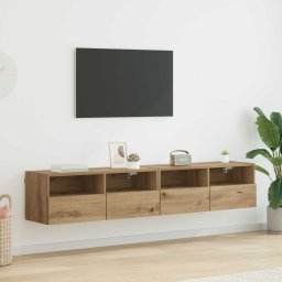 Dulapuri pentru TV 2 pcs Stejar Artizanal 80 x 30 x 30 cm GartenMobel Dekor