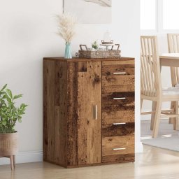 Bufet cu sertar Lemn Vechi 59 x 39 x 80 cm Lemn compozit GartenMobel Dekor