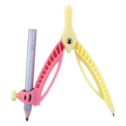 Compas plastic cu creion, in etui plastic