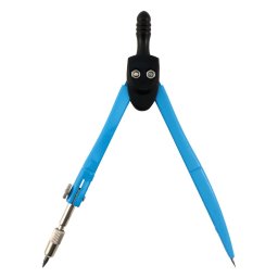 Compas metalic, in etui plastic