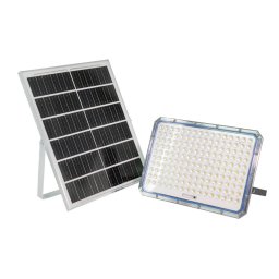Proiector cu panou solar JORTAN putere 5000W alb rece si telecomanda