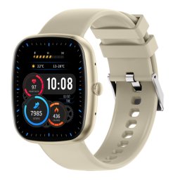 Ceas Smartwatch inteligent S5 BEJ cu functii de monitorizare sanatate
