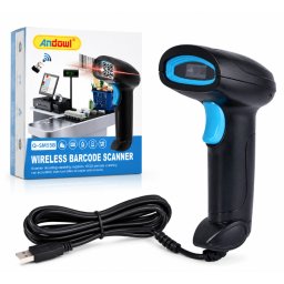 Scanner coduri de bare 1D 2D si QR Q SM3B Andowl cu cablu IP54 indicator LED USB ABS