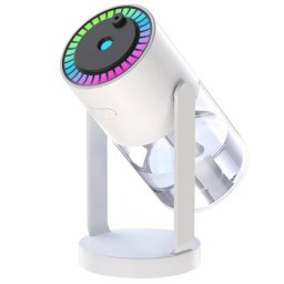 Umidificator si difuzor ultrasonic de ulei esential Q JS09 cu lumina de noapte si proiector de stele capacitate 280ml