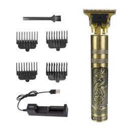 Masina profesionala de tuns barba si contur Andowl Q LF2100 model dragon