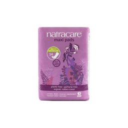 Absorbante maxi normale fara aripioare (2 picaturi), Natracare