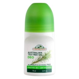 Deodorant roll-on racoritor cu ulei esential australian de tea tree, fara aluminiu si alcool, Corpore Sano, 75 ml