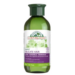 Sampon pentru par fragil si scalp sensibil, cu nalba, musetel si craita, Corpore Sano, 300 ml