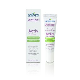 Gel tratament Antiac, acnee si pete pigmentate, pt fata si corp, Salcura, 15 ml