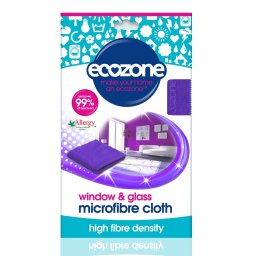 Laveta din microfibra pentru sticla si geamuri, Ecozone, 1 buc