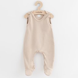 New Baby Classic II baby onesies light beige, size 68 (4-6m)