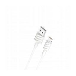 Cablu de date si incarcare XO NB-P156, USB-A - USB-C, 60W, 1m, Alb