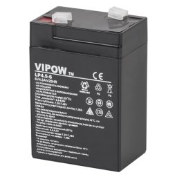 Acumulator gel plumb VIPOW 6V 4.5Ah, BAT0200