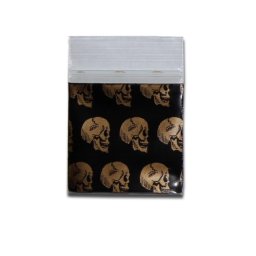 Pungi Ziplock Skull 25x25mm x100
