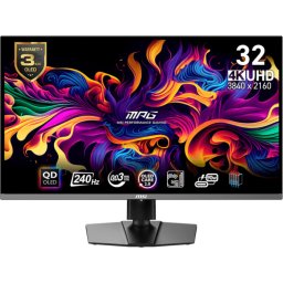 MONITOARE MSI - gaming MS-3DD2,MSI,ID1/Black-Black,31.5,Anti-Reflection,Non-touch,QD- OLED,UHD,LED,Flat,240Hz,0.03ms,16:9,EU,36M,QD-OLED,HF cable MPG 321URX QD-OLED (timbru verde 7 lei)