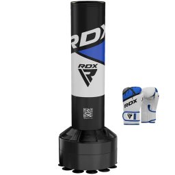 Sac de Box Copii RDX R8 4ft/120cm cu Mănuși - Albastru