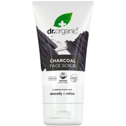 Scrub față cărbune activ 125ml Dr. Organic