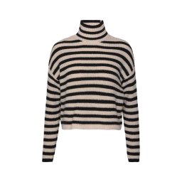 VERO MODA Pulover Vmfabulous Ls Short Highneck Pull. Boo 10297807 13-0905 TCX birch