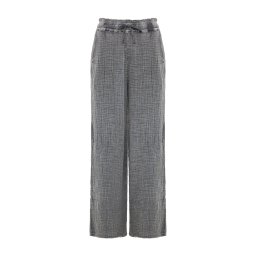 DIRTY LAUNDRY Pantaloni Relaxed With Raw Edges DLWP000039 vintage grey