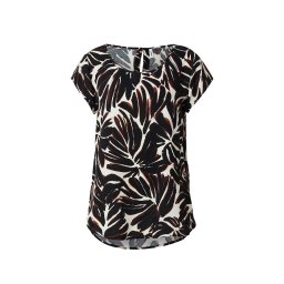 ONLY Top Only Onlnova Life Vis S/S 15222174 C-N10 black/monstera