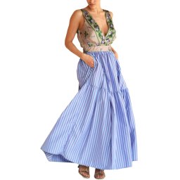 MADAME SHOU SHOU Rochie Celeste blue