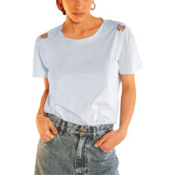 MADAME SHOU SHOU T-Shirt Odet light blue