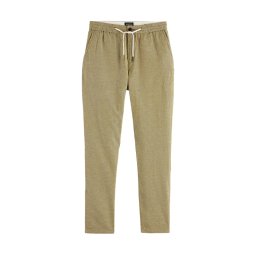 SCOTCH & SODA Pantaloni Warren Cotton/Linen Jogger 184654 300 green moss