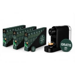 Pachet 24 cutii capsule Tchibo Cafissimo Espresso Barista Brasil si espressor Tchibo Pure Plus cadou