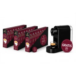 Pachet 24 cutii capsule Tchibo Cafissimo Espresso Intense Aroma si espressor Tchibo Pure Plus cadou